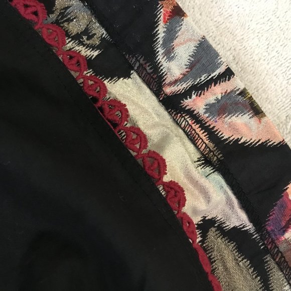 Leifsdottir Anthropologie Floral Formal Dress with Ribbon Tie Size 2 - Picture 12 of 14